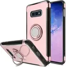 Samsung S10e/Lite Case Ring Holder Kickstand Shockproof Bumper Cover Dual Layer