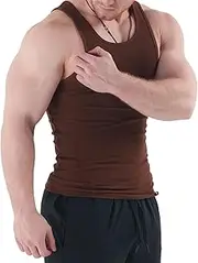 YELICAZE(イェリカゼ) Ekko Beater,Men Tank Tops Summer,Ekovision Tank Tops For Men,Workout Shaper Vest Compression Ab Undershirt,Sleeveless Gym Shirt Tops