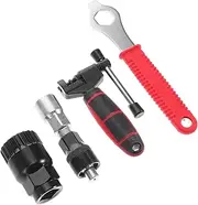 SUPVOX 1 Set Multi Function Bike Repair Tool Kit Portable Wear Resistant Shaft Remover Crank Puller Convenient Bicycle Wrench for Mountain Road Bikes Durable