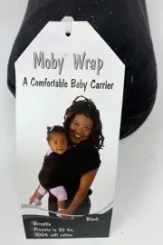 Moby Wrap - Infant Carrier - Black