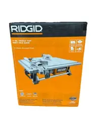 New RIDGID R4021, 7 inch 6.5Ah Table Top Wet Tile Saw