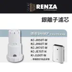 RENZA 銀離子濾芯 適用 SHARP 夏普加濕空氣清淨機 可替換 FZ-AG70T, FZ-AG01K1