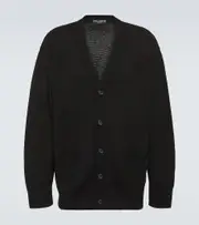 [Dolce & Gabbana] Dolce & Gabbana Cotton cardigan AU 93 black