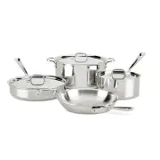 All-Clad D3 3 Ply Stainless Steel Cookware Set 7 Piece