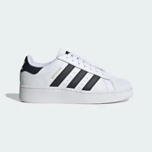 【adidas 愛迪達】Superstar XLG 男女 休閒鞋 經典 復古 三葉草 貝殼頭 金標 穿搭 白黑(IF9995)