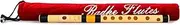 Radhe Flutes PVC Fiber A Sharp Bansuri Higher Octave RIGHT Handed With VELVET COVER