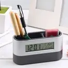 Clock Radios Pen Holder Clock Timer Countdown Digital Display Electronic