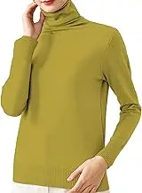 Thermal T Shirts for Women Turtleneck Sweater Womens Pile Pile Collar Elastic Bottom Shirt Slim Slim Knitted Top Thermal