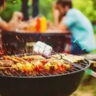 8pcs U Shaped Barbecue Skewer Stainless Steel BBQ Stick Barbecue Fork Hot Dog