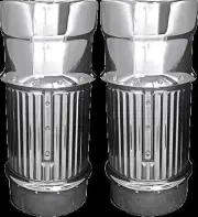 Covington Fork Leg Bells Covers Dimpled Chrome Pair Freewheeler 15-19
