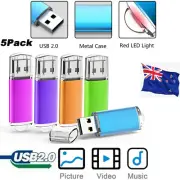 5Pack 1GB 2GB 4GB 8GB 16GB USB 2.0 Flash Drive Data Storage Thumb Memory Stick