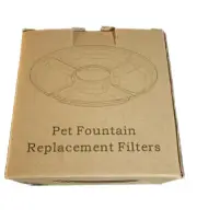 Carbon Filters Water Fountain Replacement for Pet Dog Cat Water Drinking 5 Pack
