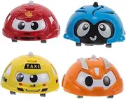 Yardwe 4pcs Funny Shape Gyro Toys for Boys and Girls Outdoor Toys for Toddlers Boys and Girls Festival