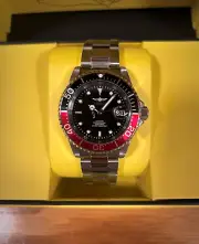 New Invicta Pro Diver 40mm automatic watch with coin edge "Coke" bezel. NH35