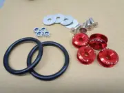 8PCS RED BUMPER QUICK RELEASE FRONT REAR FASTENER TRUNK FENDER Kit NEW!! (for: Audi)