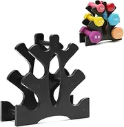 Dumbbell Storage Rack Weight Lifting Stand Bracket for Home Black