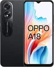 [OPPO] A18 Dual-SIM Smartphone, Camera, 6.56'' Display, 90HZ LCD, 5000mAh, 4GB RAM (+ 4 RAM Expansion Possible) + 128GB ROM (Expansion to 1TB), IP Rating