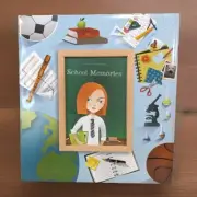 School Memories Grade K-12 Memory Folder Binder Scrap Book w Pocket Files NEW