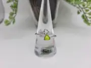 Ring Bomb Party Genuine Peridot Quartz RBP3727 Size 10
