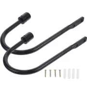 2pcs Metal Wall Mounted Curtain Tie Backs Curtain Hooks Curtain Wall Hooks