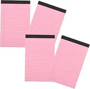 AUTSUPPL 4pcs Lined Legal Pad A5 Memo Pad for Students Office Teachers Travelers