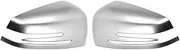 11-17 Compatible For Mercedes-Benz CLS-Class X218 Rearview Mirror Cover Rearview Mirror Case Carbon Fiber Pattern Reflector(B-Adhesive)