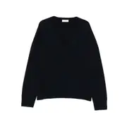 [Dries Van Noten] Dries Van Noten V-neck Merino-cashmere Sweater XL BLUE