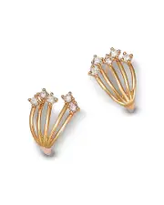 Bloomingdale's Fine Collection 14K Yellow Gold Diamond Front to Back Cuff Earrings, 0.37 ct. t. w.