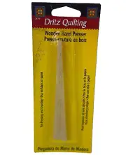 Dritz Quilting Wooden Hand Presser for Pressing and Creasing Fabric or Paper New