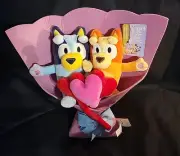 BLUEY & BINGO 13" Valentine's Day Plush Bouquet 2025 Ruz New