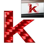 Window Door Wall Car Badge Emblem Lowercase Alphabet Letter k Decals Stickers