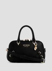 GUESS Women's Black Bramina Small Satchel Bag