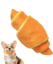 Dog Chew Toys, Soft Croissant-Shaped Dog Digging Toy, Puppy Teether, Interactive Plush Dolls for Indoor Or Outdoor