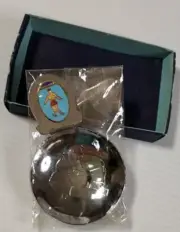 Vintage Adelaide Marching Girls Association Enamel Tea Caddy Spoon original box