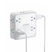 Multi Plug Wall Outlet with USB Ports(1 USB C), Wall Outlet Extender Surge Pr...