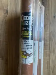 NEW Cedarized Cedar Liner Paper 3 ROLLS 17.5” X 12 FT Each Roll Closets Drawers