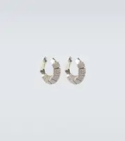 [Bottega Veneta] Bottega Veneta Sterling silver hoop earrings One Size silver