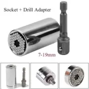 Universal Magic Connecting Gator Socket Wrench Sleeve Grip Drill Adapter Tool