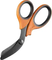 XSHEAR 7.5” Extreme Duty Trauma Shears. Tough and Durable Medical Scissors for The Paramedic, EMT, Nurse or Any Emergency Healthcare Provider Orange/Black