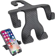 Car Seat Headrest Hook, Car Bag Hook, Multifunctional Hook for Car, Automatic Headrest Organisers, Purse, Creative Car Hill, Car Storage Hanger for Charging Cable by Ko