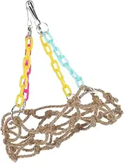 ROMISBABA Bird Perch Hanging Toy Set Parrot Swing Hammock Parrot Climbing Toy Bird Cage Swing for Parrots Decorative Hanging Toy