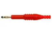 CONN, 4MM Banana PLUG , 10A, RED, Banana Test Connectors FCR6381R