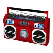 80's Retro Style Street Bluetooth BOOMBOX with Radio, CD Player
