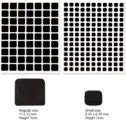 Scrapbook Adhesives by 3L Permanent Thin Pre-Cut 3D Foam Squares, Black