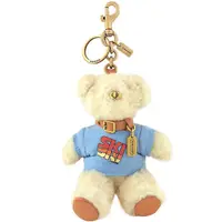 在飛比找momo購物網優惠-【COACH】專櫃款泰迪熊立體大型鑰匙圈吊飾-藍色(買就送璀