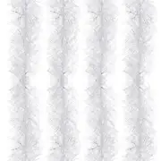 5Ft Feather Boa, 4 Pcs Artificial Fluffy Feather Boas, White