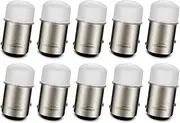 Ruiandsion 1157 BAY15D LED Bulb Red 12V 2057 2357 7528 3014 9SMD LED Chipsets Replacement for Car RV Camper Brake Stop Parking Lights (Pack of 10)