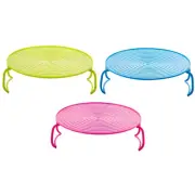 3 Pcs Microwave Heating Rack Kitchen Dish Steamer Food Storage