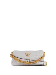 GUESS Women's Stone Lisbet Mini Crossbody Bag in Beige
