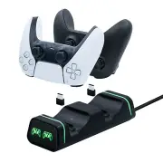 Dual Controller Charging Stand Dock For Switch Pro / PS5 / Elite 2 / Series S/X